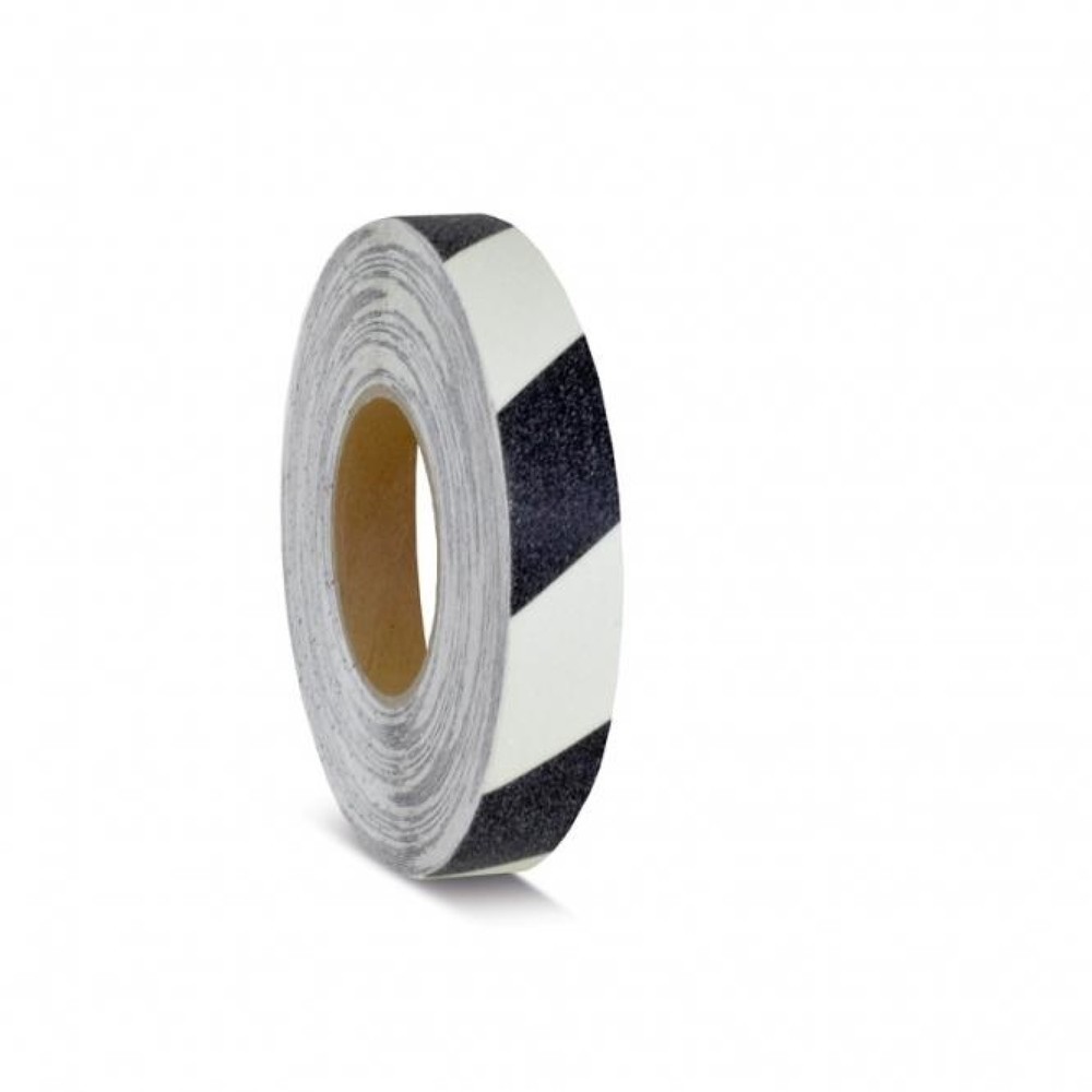 Immagine del prodotto: Rivestimento antiscivolo m2™ fotoluminescente nero, rullo, LxL 18,3 m x 25 mm