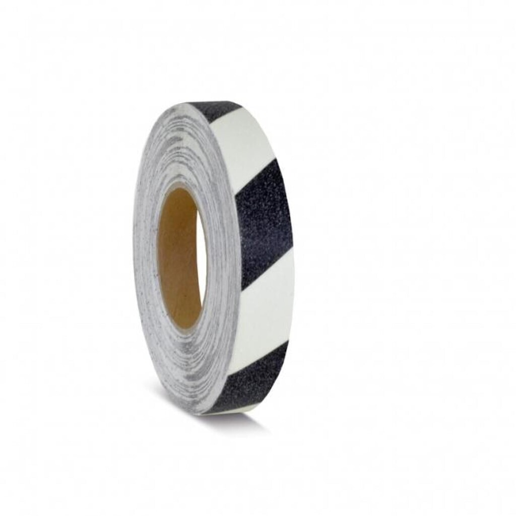 Immagine del prodotto: Rivestimento antiscivolo m2™ fotoluminescente nero, rullo, LxL 18,3 m x 25 mm
