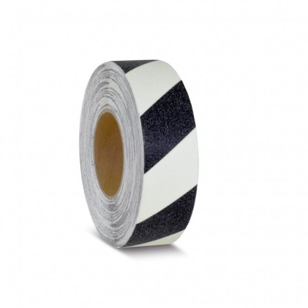 Immagine del prodotto: Rivestimento antiscivolo m2™ fotoluminescente nero, rullo, LxL 18,3 m x 50 mm