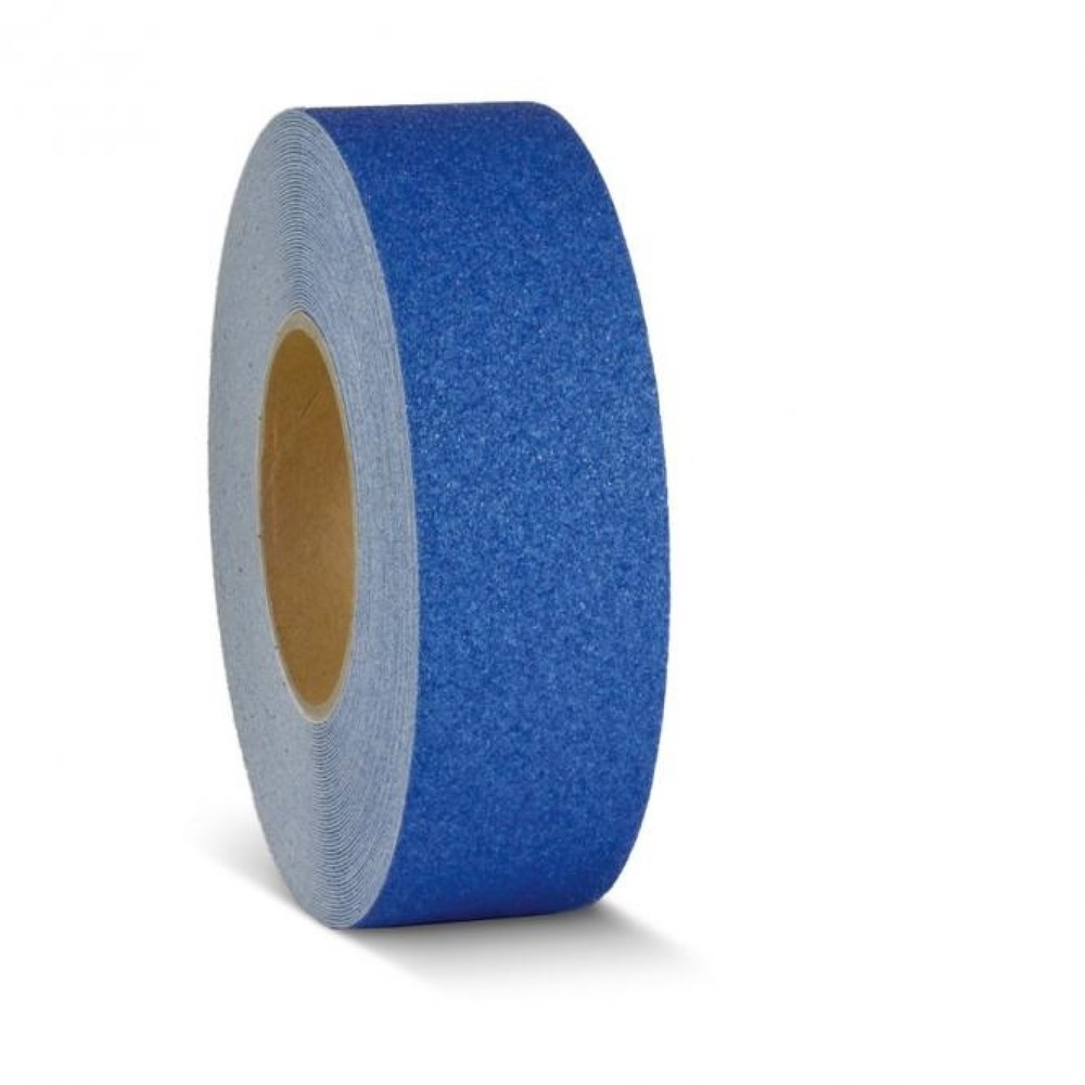 Immagine del prodotto n. 1: Rivestimento antiscivolo m2™, marcatura di avvertimento, rotolo, larghezza 50 mm, blu