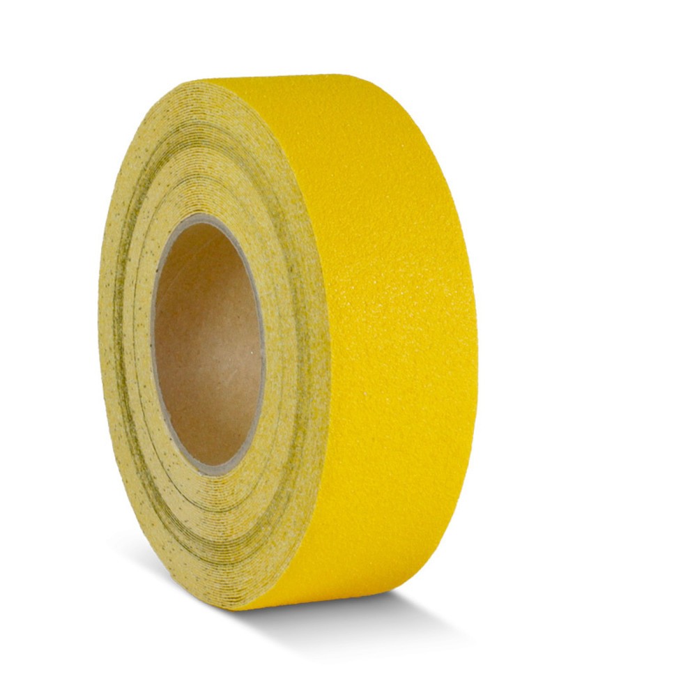 Immagine del prodotto n. 1: Rivestimento antiscivolo m2™, marcatura di avvertimento, rotolo, larghezza 50 mm, giallo