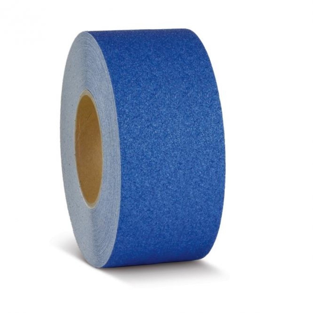 Immagine del prodotto n. 1: Rivestimento antiscivolo m2™, marcatura di avvertimento, rotolo, larghezza 75 mm, blu