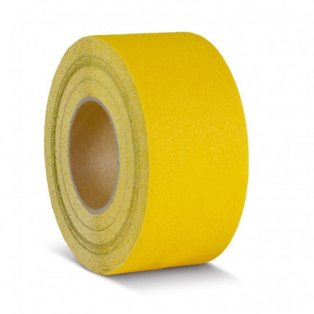 Immagine del prodotto n. 1: Rivestimento antiscivolo m2™, marcatura di avvertimento, rotolo, larghezza 75 mm, giallo