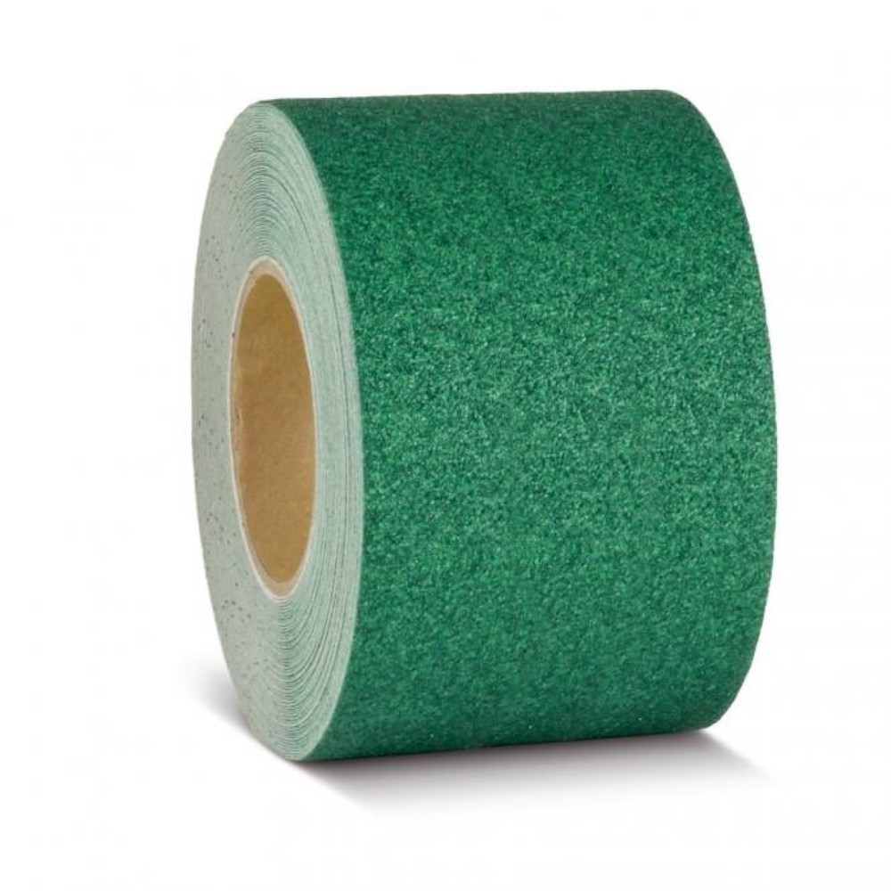 Immagine del prodotto: Rivestimento antiscivolo m2™, marcatura di avvertimento, rotolo, larghezza 100 mm, verde