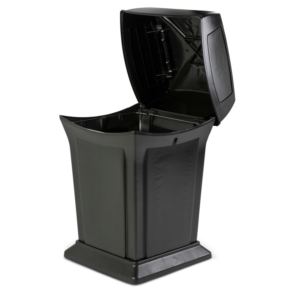 Immagine del prodotto n. 2: Rubbermaid Ranger® - cestino rifiuti, 4 aperture, 170,3 litri, colore: Nero