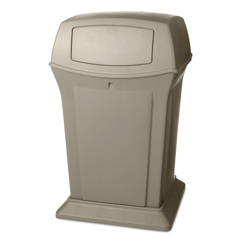 Immagine del prodotto n. 1: Rubbermaid Ranger® - Contenitore per rifiuti, 2 alette, 170,3 litri, colore: Beige