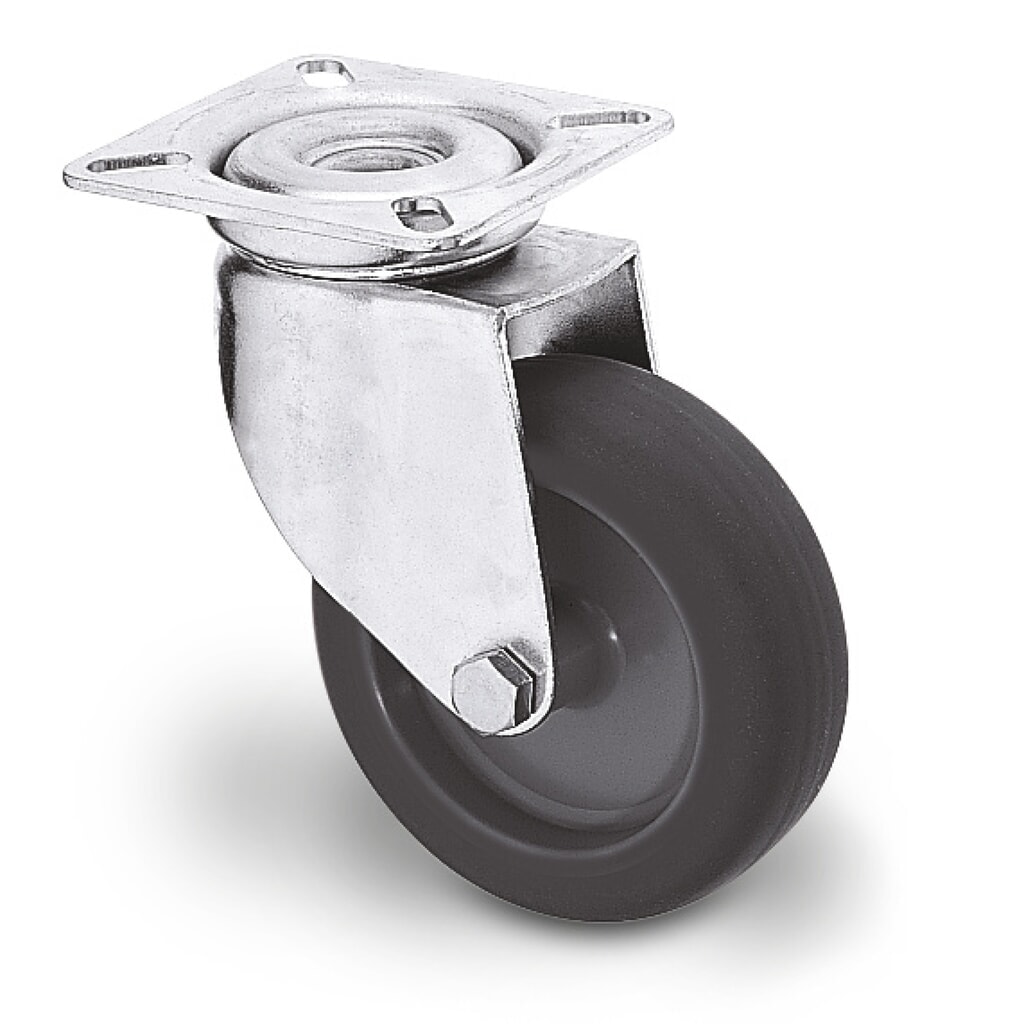 Rulli orientabili per supporto di taglio, portata 75 kg Immagine del prodotto: Rulli orientabili per supporto di taglio, portata 75 kg