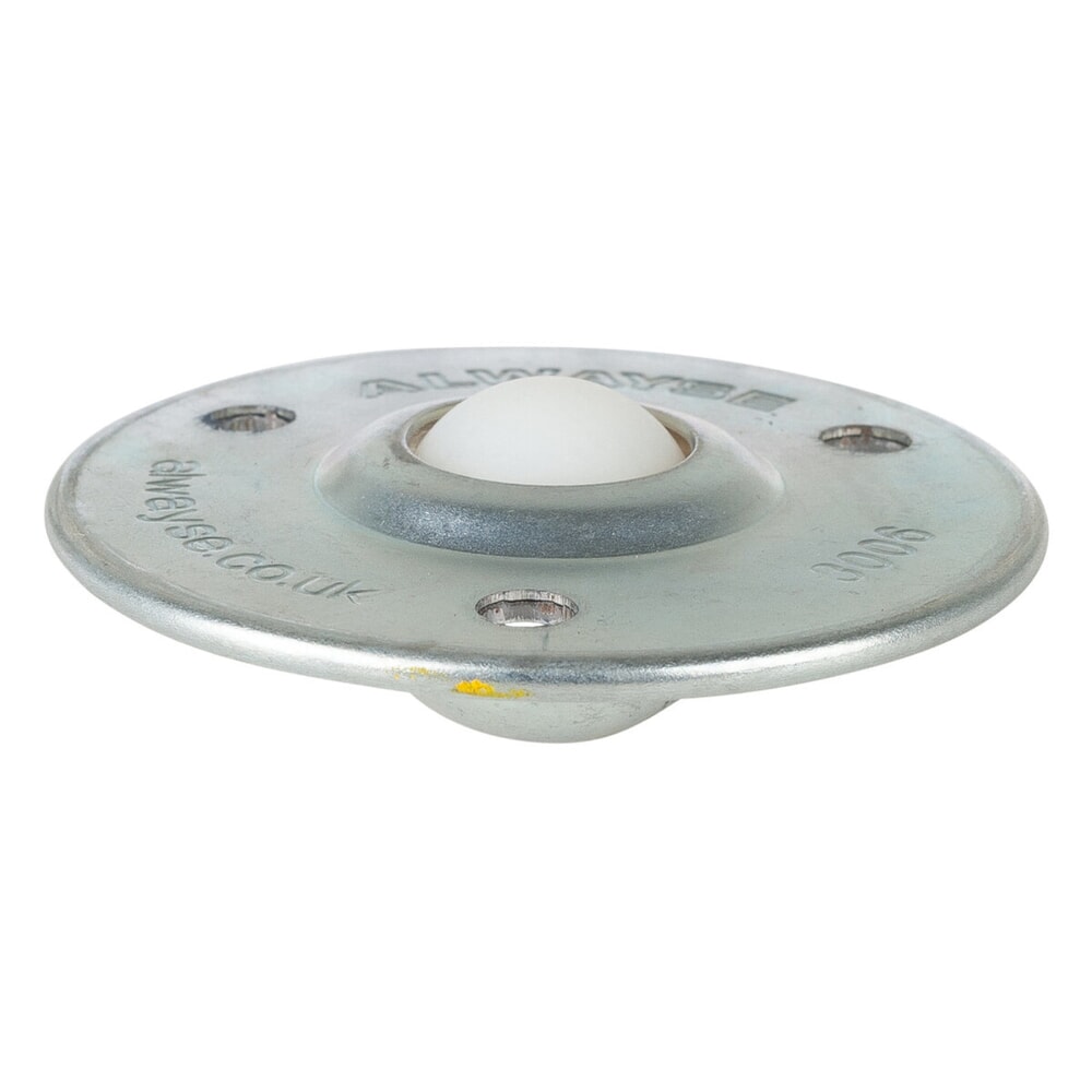 Immagine del prodotto: Rullo a sfera con foro di fissaggio, materiale plastico, Ø 19 mm, portata 20 kg