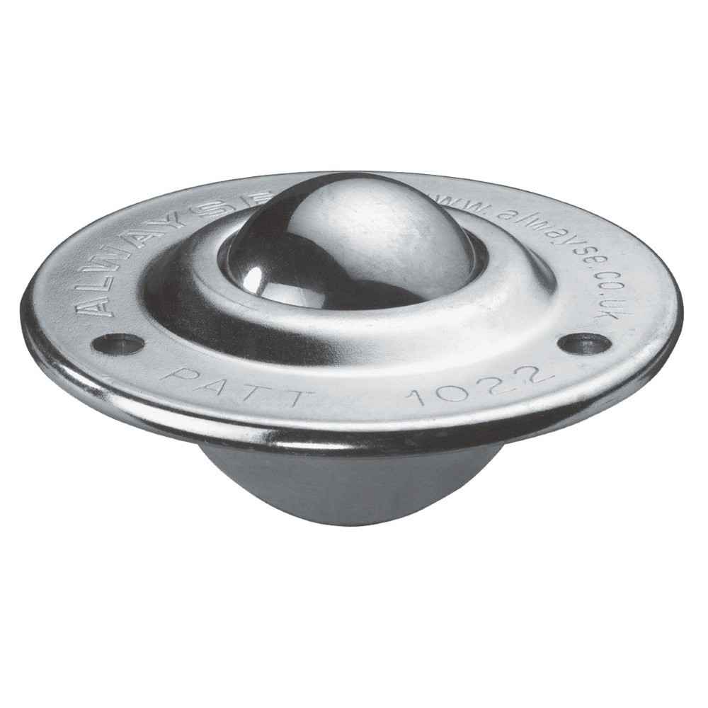 Immagine del prodotto n. 2: Rullo a sfera con foro di fissaggio, acciaio, Ø 25 mm, portata 55 kg