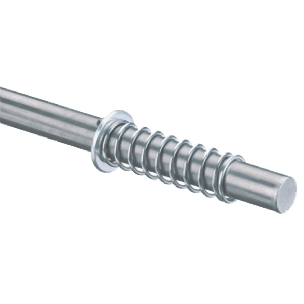 Immagine del prodotto n. 2: Rullo portante per rulliere, acciaio, asse molleggiato, Ø 50 mm, lunghezza 200 mm, portata 150 kg
