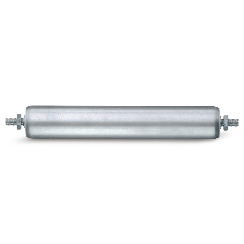 Immagine del prodotto: BS ROLLEN rullo portante per nastri trasportatori a rulli, acciaio, filettatura esterna, Ø 50 mm, lunghezza 200 mm, TK 240 kg