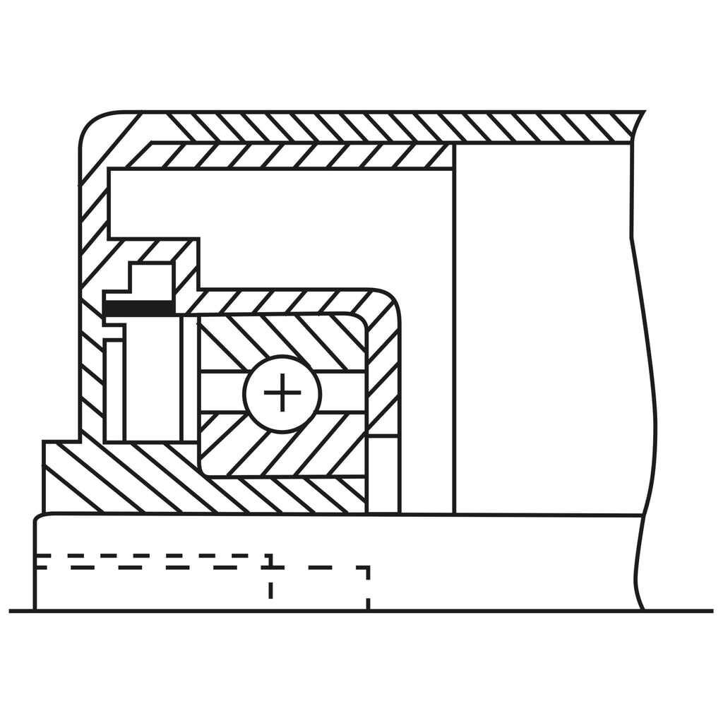 Immagine del prodotto n. 3: BS ROLLEN rullo portante per nastri trasportatori a rulli, materiale plastico, filettatura esterna, Ø 50 mm, lunghezza 200 mm, TK 100 kg