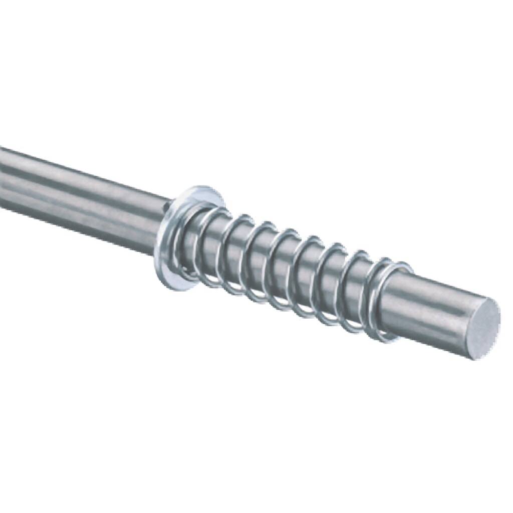 Immagine del prodotto n. 2: BS ROLLEN rullo portante per nastri trasportatori a rulli, materiale plastico, asse molleggiato, Ø 30 mm, lunghezza 200 mm, TK 10 kg