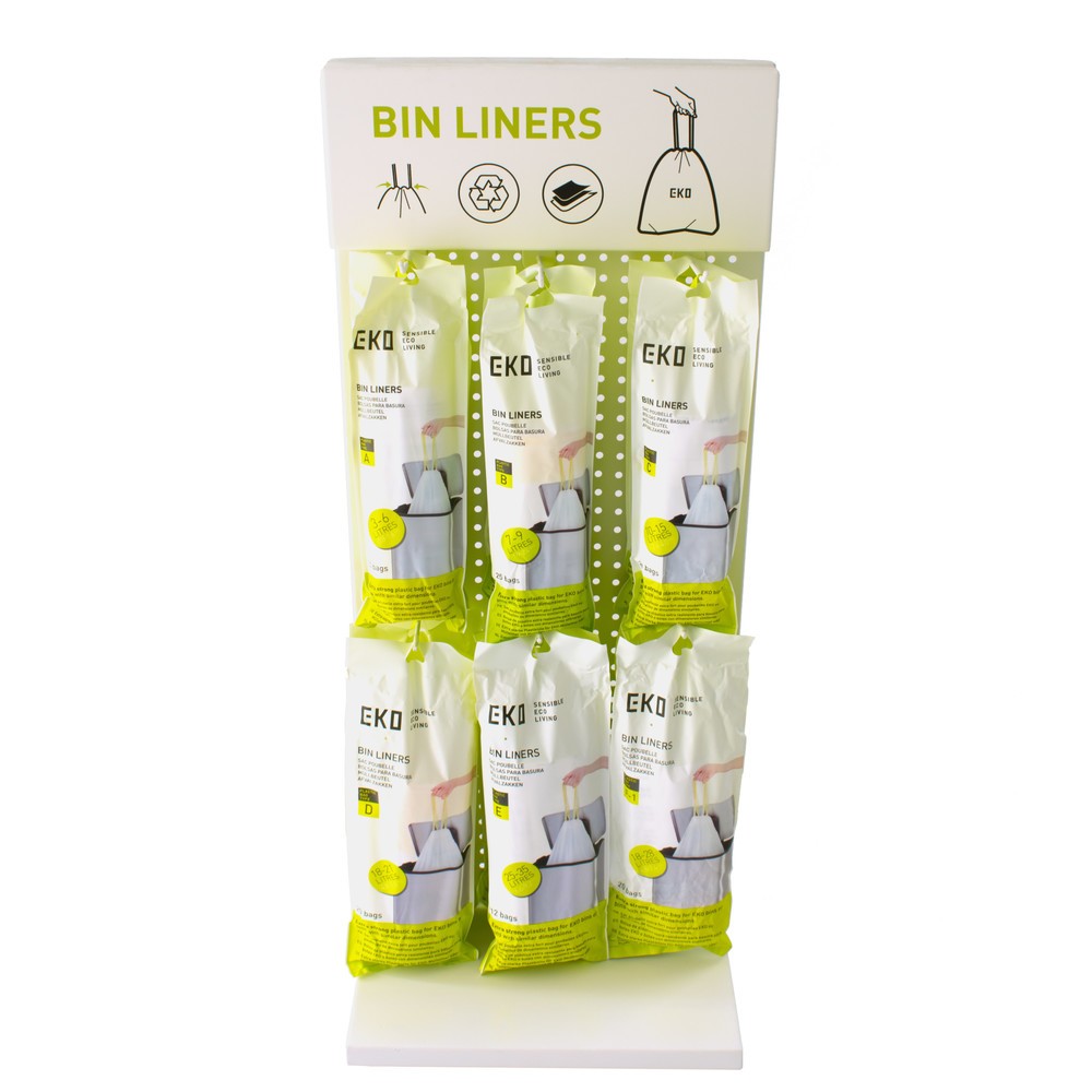 Immagine del prodotto n. 5: Sacchetti dei rifiuti EKO, bianco, 28 litri, 420 pz./SU
