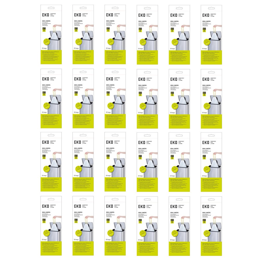Immagine del prodotto n. 2: Sacchetti dei rifiuti EKO, bianco, 9 litri, 600 pz./SU