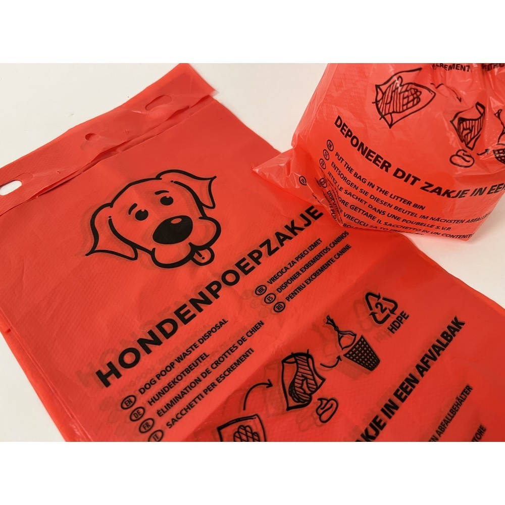 Immagine del prodotto: Sacchetti per escrementi canini, rosso, 5.000 pz./SU
