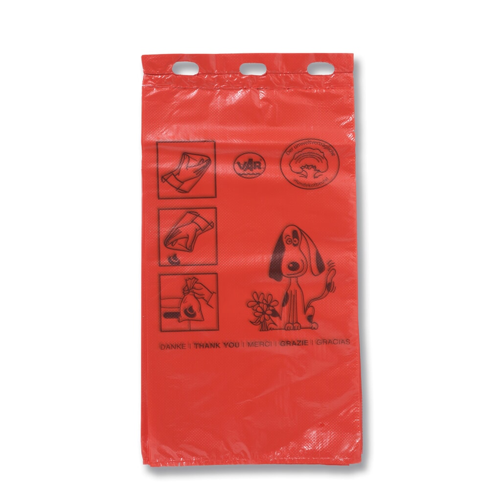Sacchetti per escrementi di cane, 1.000 pz/SU, rosso Immagine del prodotto n. 1: Sacchetti per escrementi di cane, 1.000 pz/SU, rosso