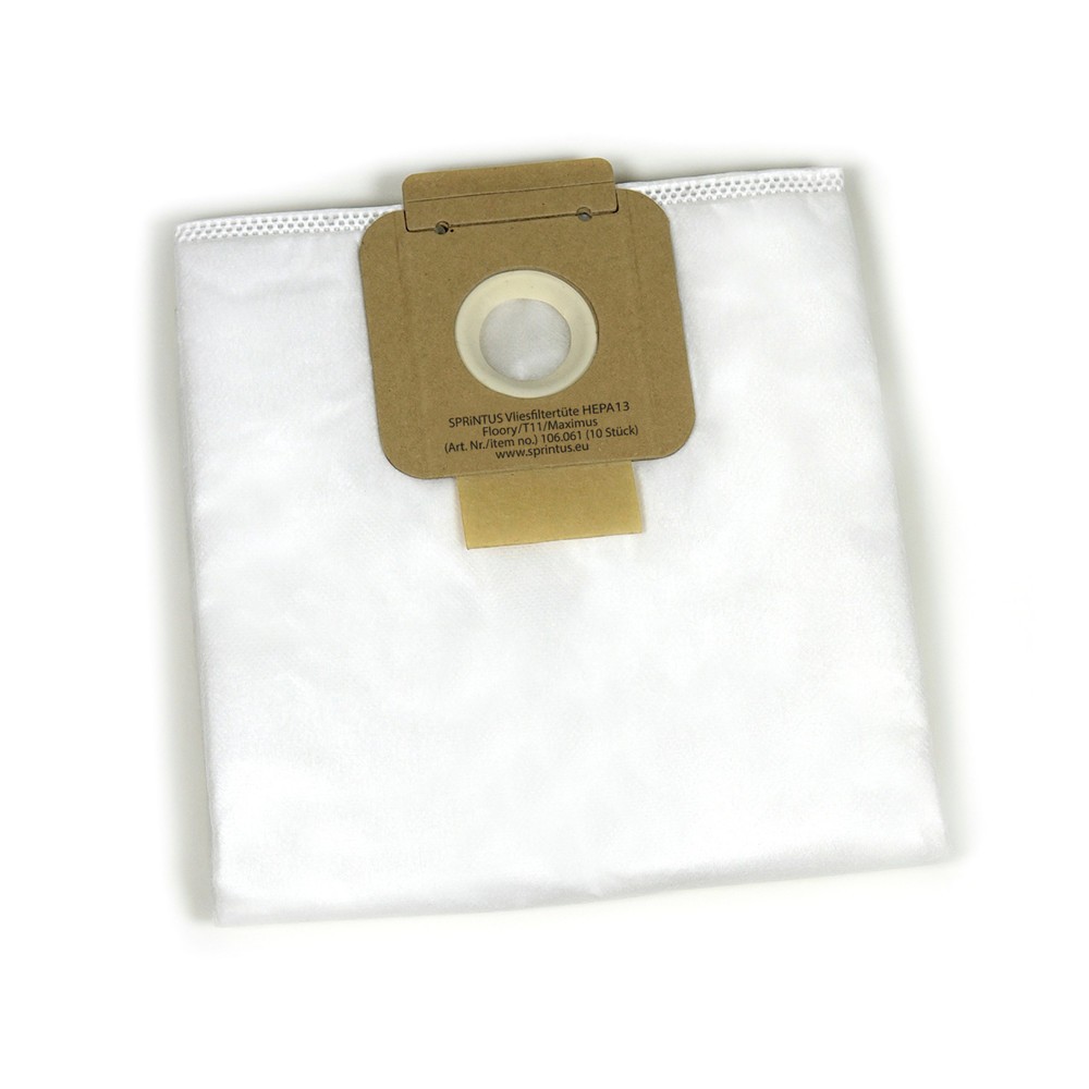 Immagine del prodotto: Sacchetto con filtro in tessuto non tessuto HEPA13 per aspirapolvere T11 EVO, 10 pz/SU