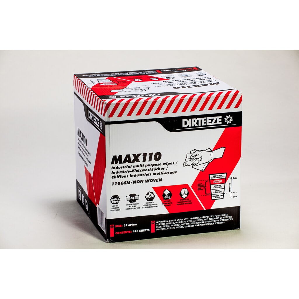 Panno industriale MAX110, 1 confezione da 160 panni Immagine del prodotto: Panno industriale MAX110, 1 confezione da 160 panni