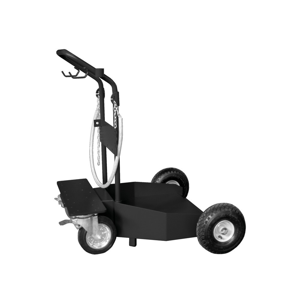 Immagine del prodotto: Samoa-Hallbauer Carrello per contenitori da 200 l con 2 ruote orientabili e 2 ruote fisse