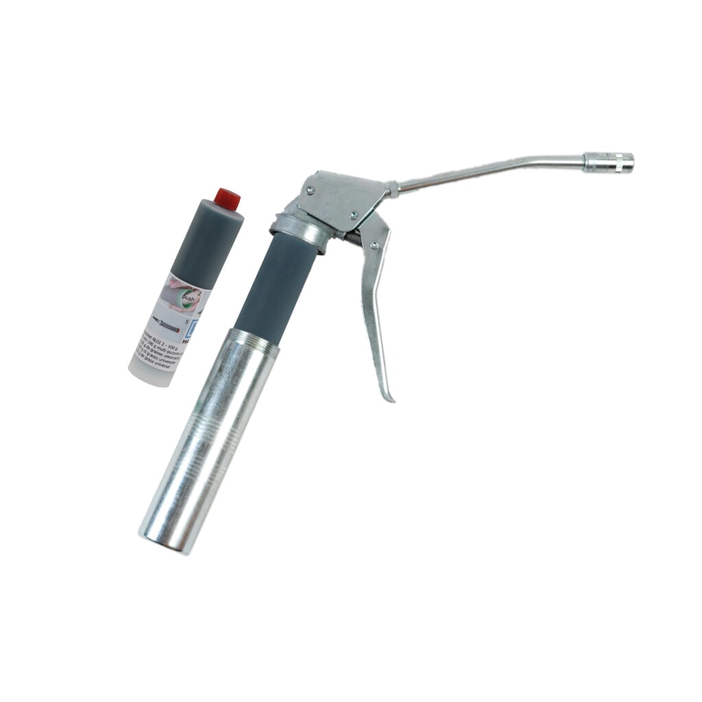 SAMOA Ingrassatore a siringa a una mano PEP 200, incl. tubo portaugello, boccaglio professionale a 4 ganasce e 2 cartucce a vite Immagine del prodotto: SAMOA Ingrassatore a siringa a una mano PEP 200, incl. tubo portaugello, boccaglio professionale a 4 ganasce e 2 cartucce a vite