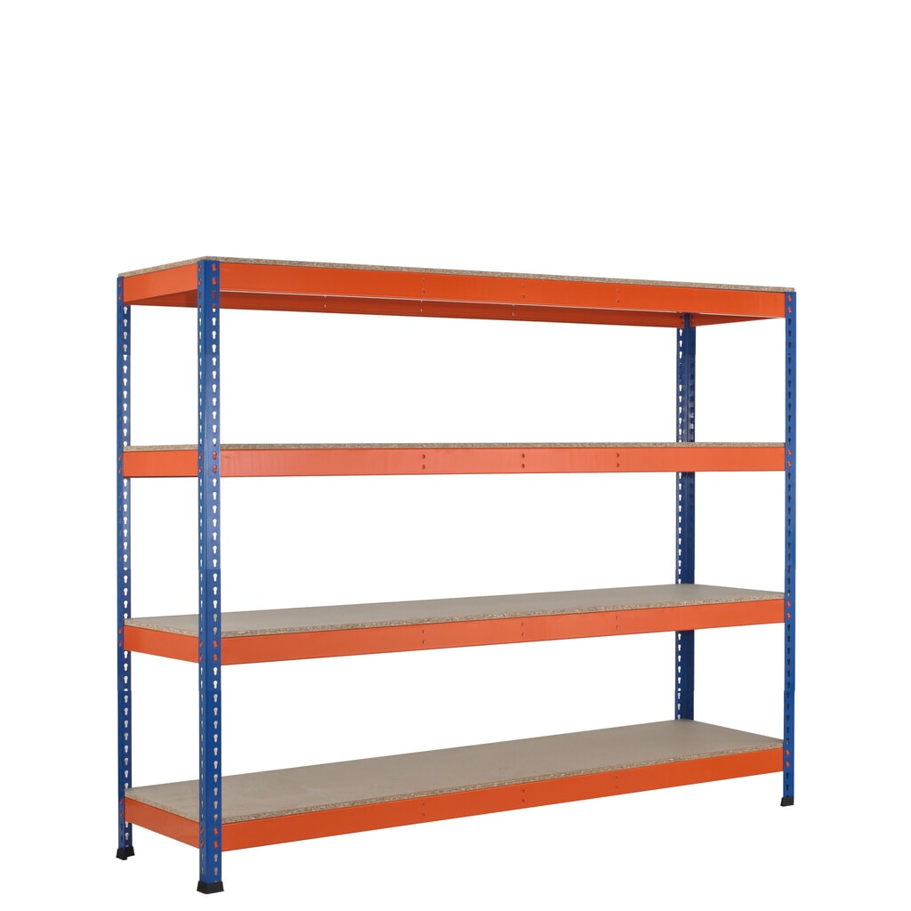 Scaffalatura a campata larga SCHULTE, con pannelli di truciolato, campata base, AxLxP 1.981 x 1.536 x 469 mm Immagine del prodotto: Scaffalatura a campata larga SCHULTE, con pannelli di truciolato, campata base, AxLxP 1.981 x 1.536 x 469 mm