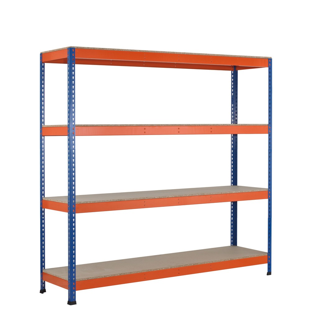 Immagine del prodotto: Scaffalatura a campata larga SCHULTE, con pannelli di truciolato, campata base, AxLxP 2.438 x 1.536 x 468 mm