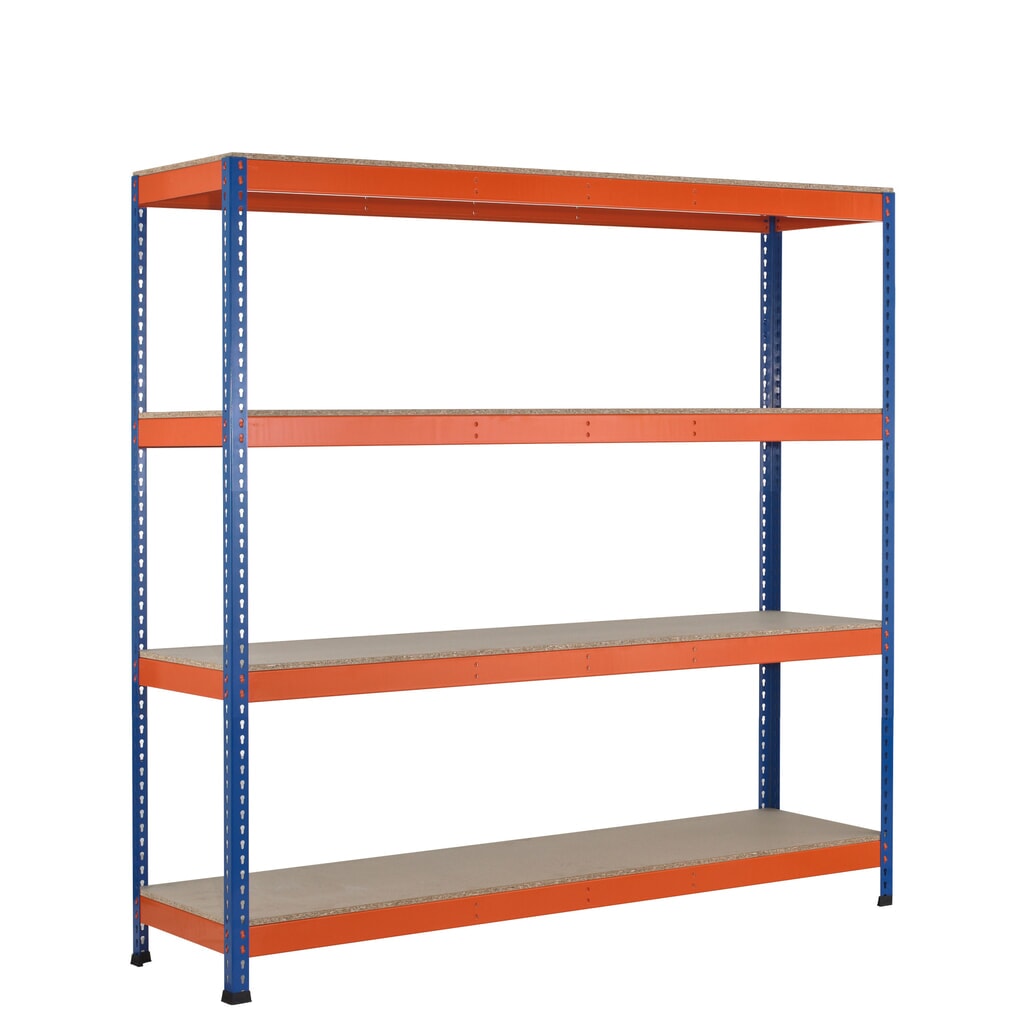 Immagine del prodotto: Scaffalatura a campata larga SCHULTE, con pannelli di truciolato, campata base, AxLxP 2.438 x 1.536 x 468 mm