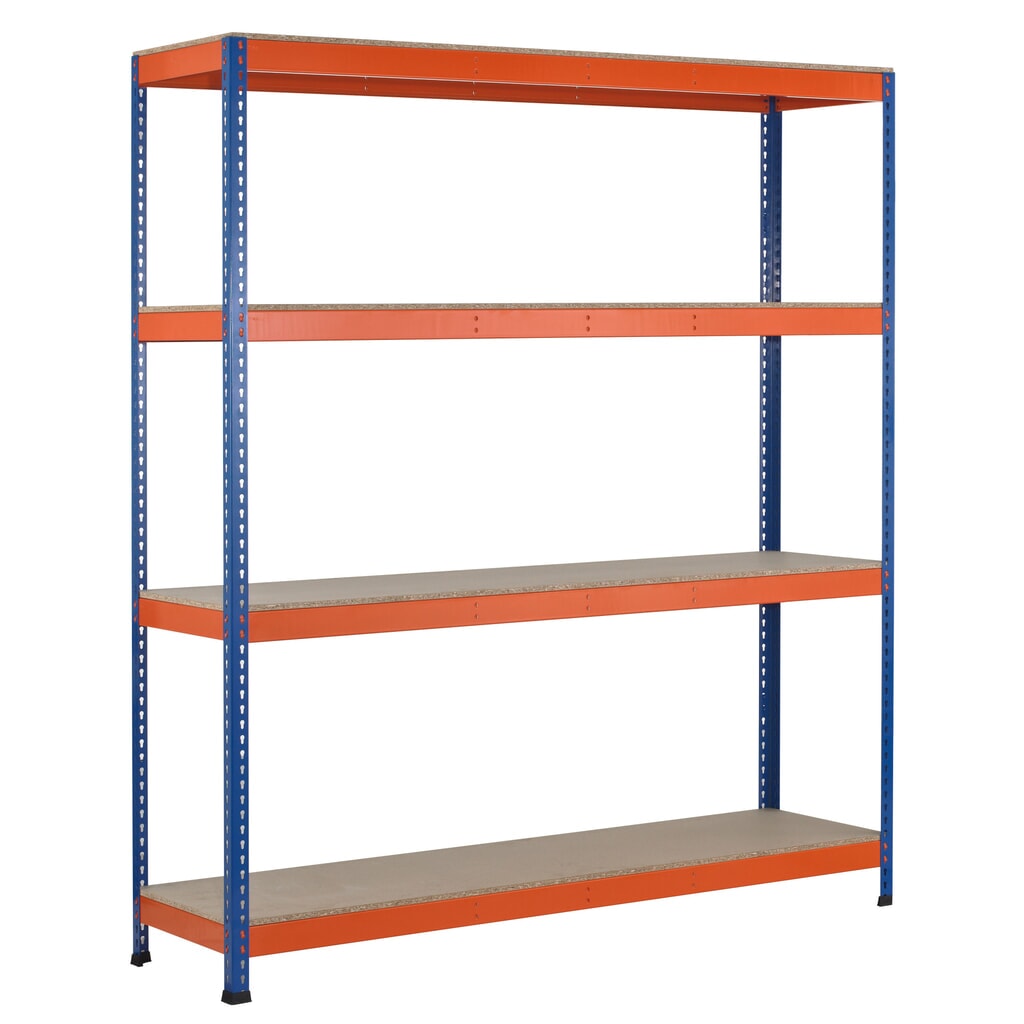 Immagine del prodotto: Scaffalatura a campata larga SCHULTE, con pannelli di truciolato, campata base, AxLxP 3.048 x 1.536 x 469 mm