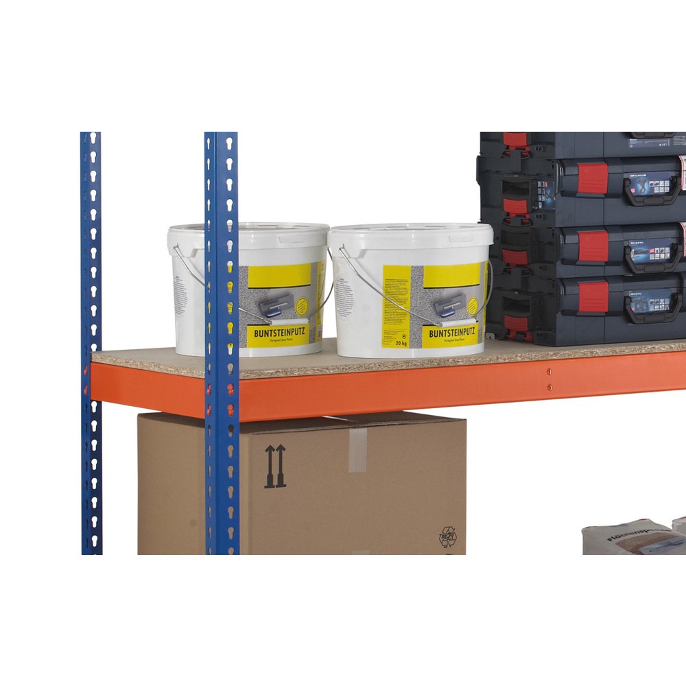 Immagine del prodotto n. 2: Scaffalatura a campata larga SCHULTE, con pannelli di truciolato, campata base, AxLxP 3.048 x 2.450 x 469 mm