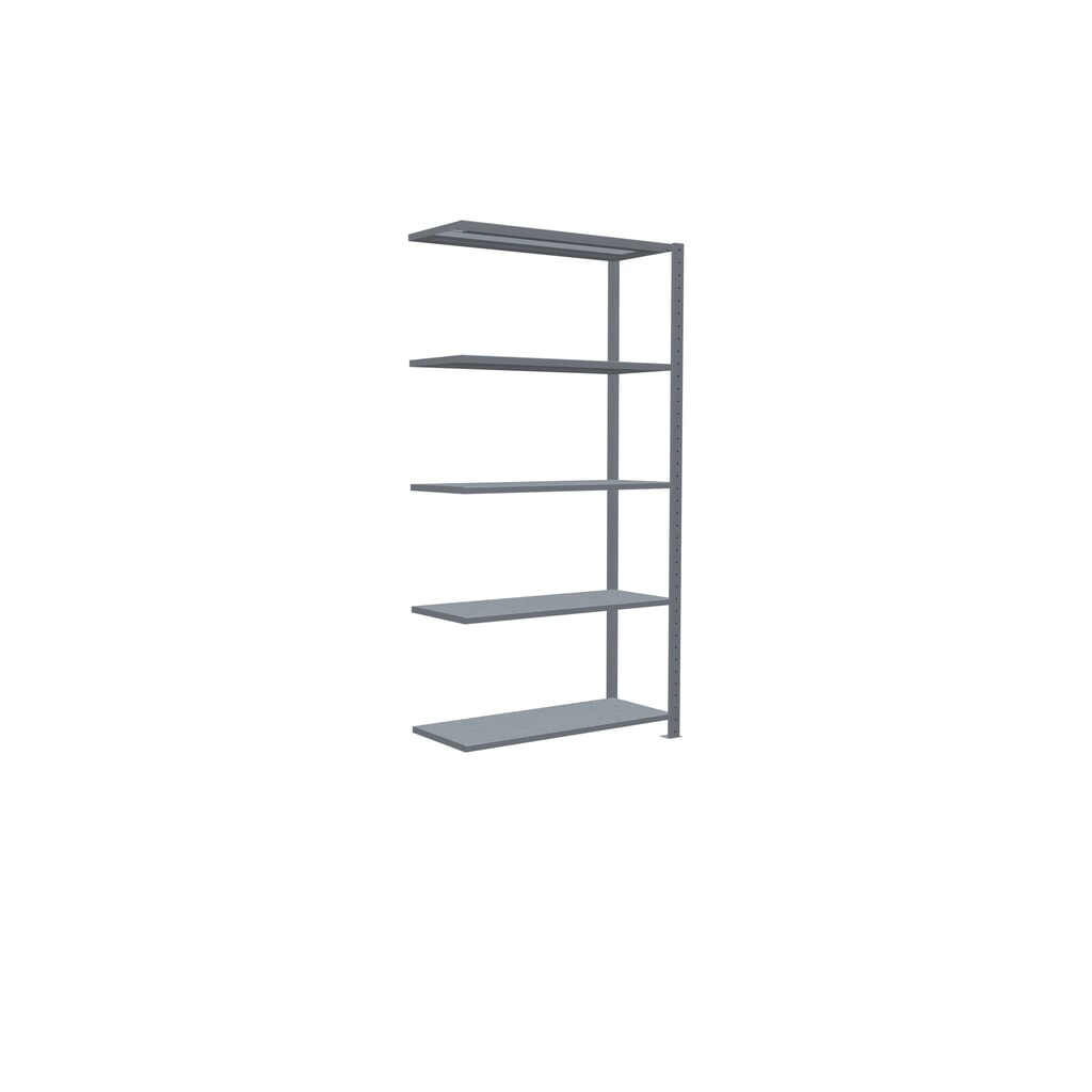 Immagine del prodotto n. 2: Scaffalatura a ripiani SCHULTE, montaggio a incastro, campata aggiuntiva, portata per piano 330 kg, zincata, AxLxP 2.000 x 1.000 x 400 mm