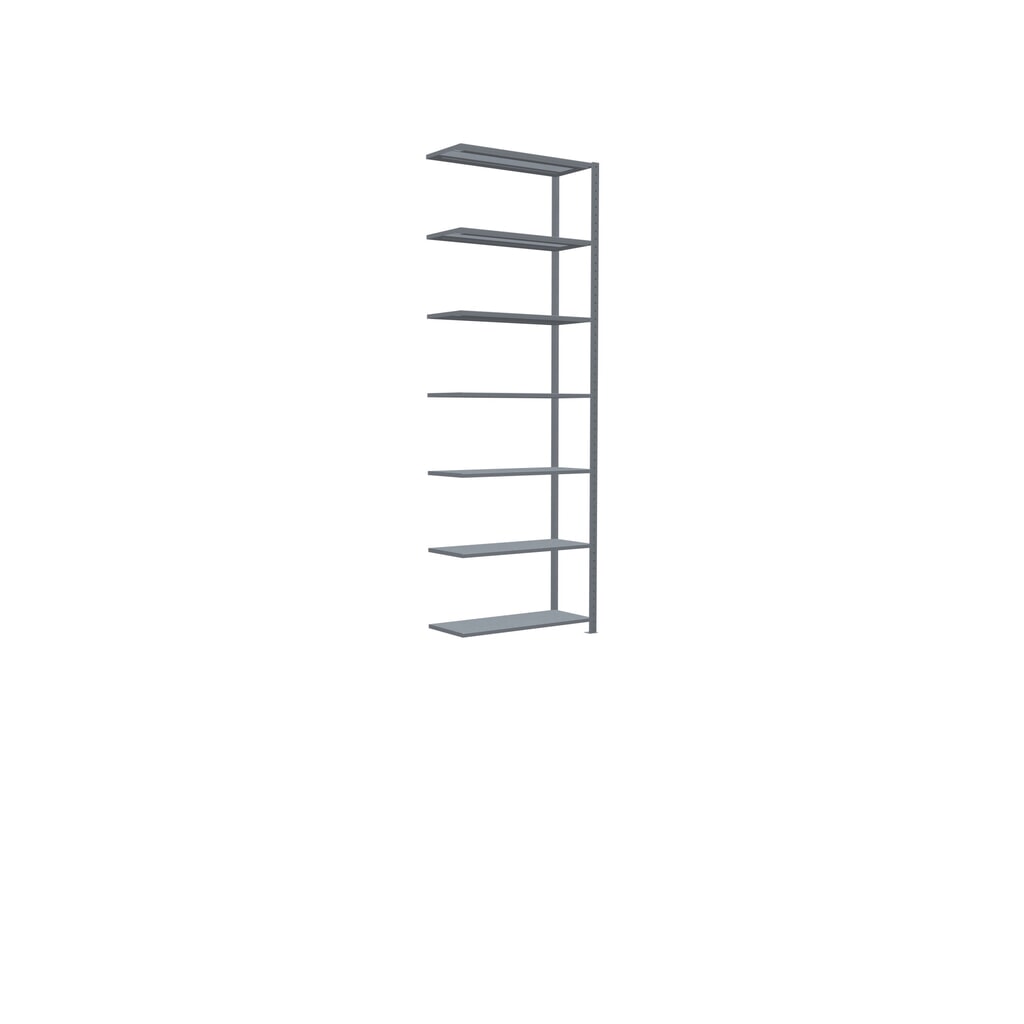 Scaffalatura a ripiani SCHULTE, montaggio a incastro, campata aggiuntiva, portata per piano 330 kg, zincata, AxLxP 3.000 x 1.000 x 400 mm Immagine del prodotto n. 2: Scaffalatura a ripiani SCHULTE, montaggio a incastro, campata aggiuntiva, portata per piano 330 kg, zincata, AxLxP 3.000 x 1.000 x 400 mm