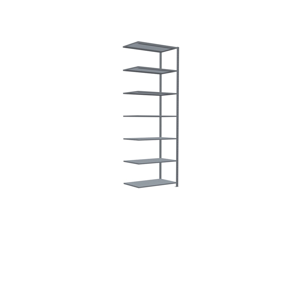 Scaffalatura a ripiani SCHULTE, montaggio a incastro, campata aggiuntiva, portata per piano 330 kg, zincata, HxLxP 3.000 x 1.000 x 600 mm Immagine del prodotto n. 2: Scaffalatura a ripiani SCHULTE, montaggio a incastro, campata aggiuntiva, portata per piano 330 kg, zincata, HxLxP 3.000 x 1.000 x 600 mm