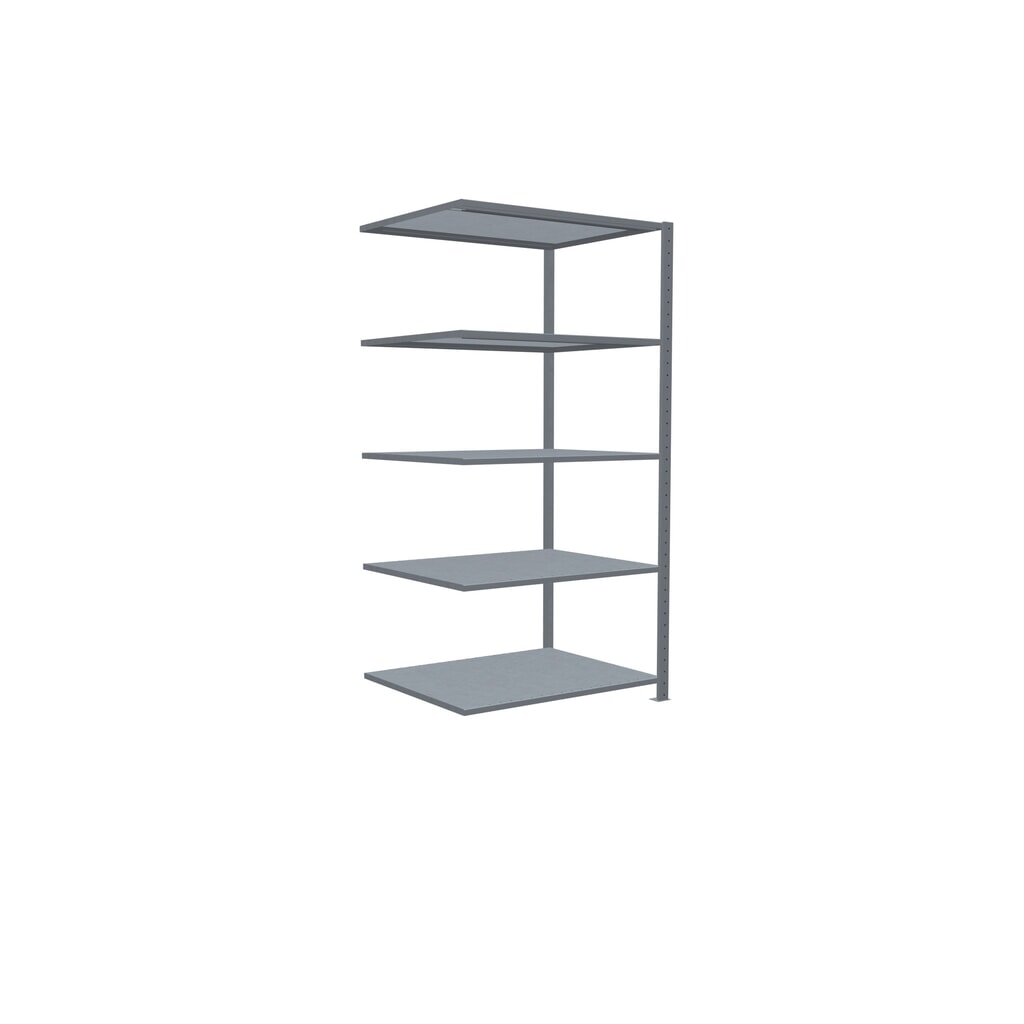 Scaffalatura a ripiani SCHULTE, montaggio a incastro, campata aggiuntiva, portata per piano 330 kg, zincata, AxLxP 2.000 x 1.000 x 800 mm Immagine del prodotto n. 2: Scaffalatura a ripiani SCHULTE, montaggio a incastro, campata aggiuntiva, portata per piano 330 kg, zincata, AxLxP 2.000 x 1.000 x 800 mm