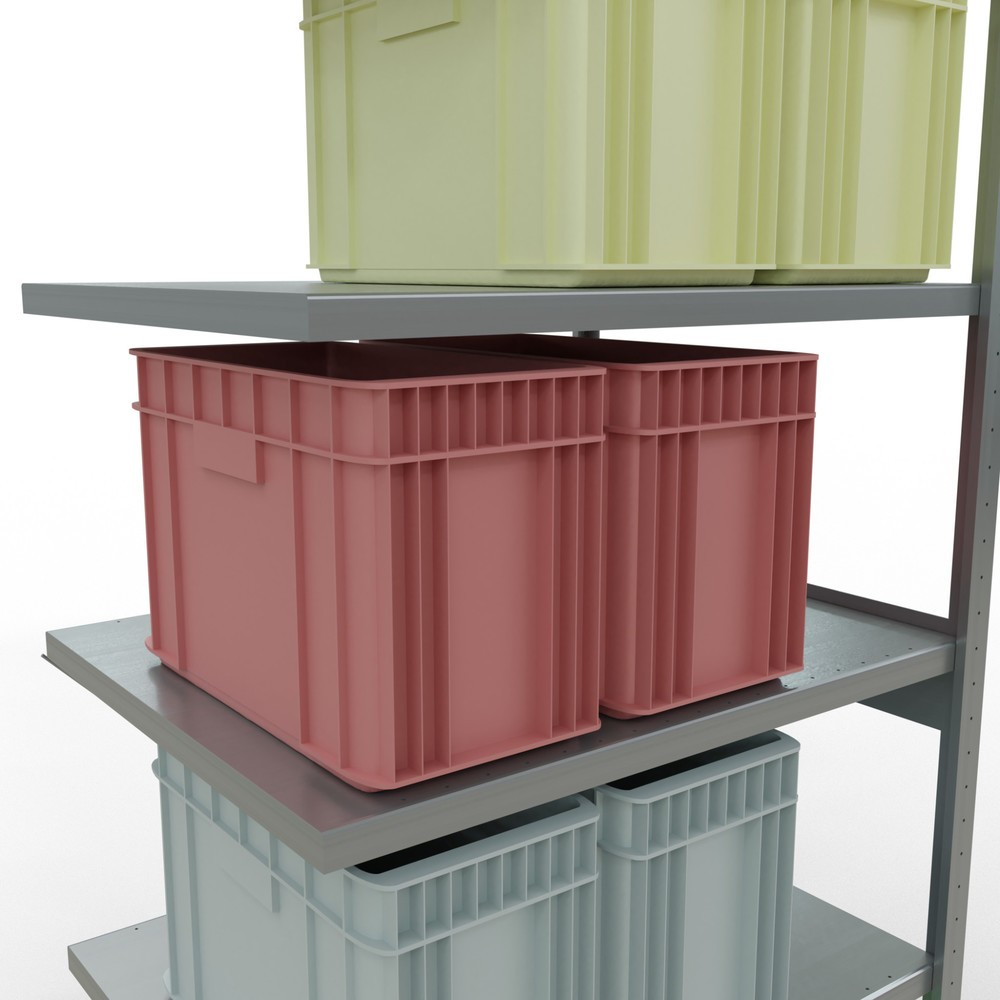 Immagine del prodotto n. 4: Scaffalatura a ripiani SCHULTE, montaggio a incastro, campata aggiuntiva, portata per piano 330 kg, zincata, AxLxP 2.500 x 1.000 x 800 mm
