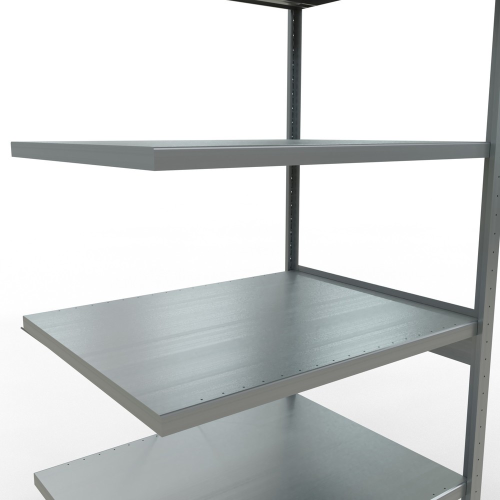 Immagine del prodotto n. 5: Scaffalatura a ripiani SCHULTE, montaggio a incastro, campata aggiuntiva, portata per piano 330 kg, zincata, AxLxP 2.500 x 1.000 x 800 mm