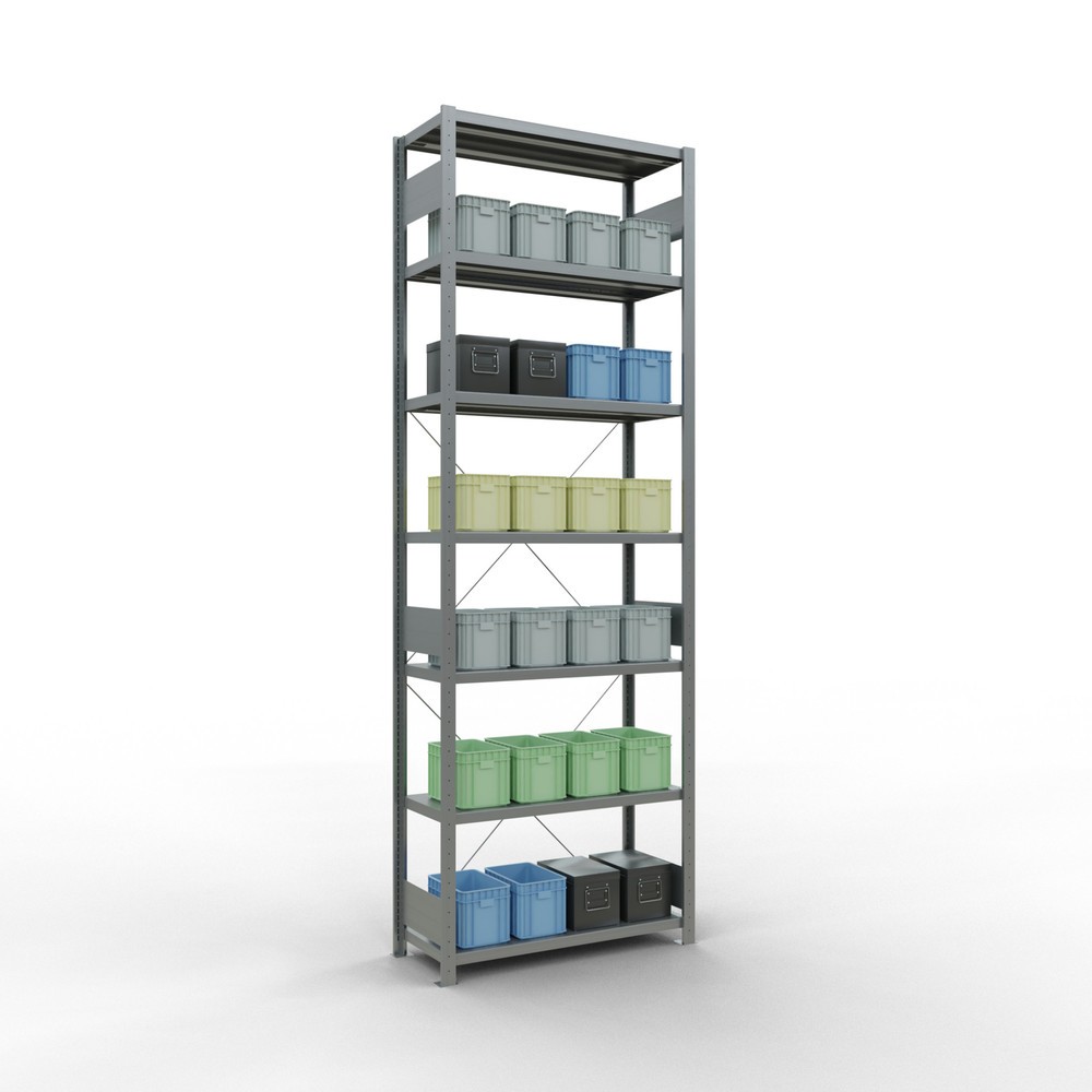 Immagine del prodotto n. 3: Scaffalatura a ripiani SCHULTE zincata, portata per piano di 330 kg, AxLxP 3.000 x 1.060 x 436 mm