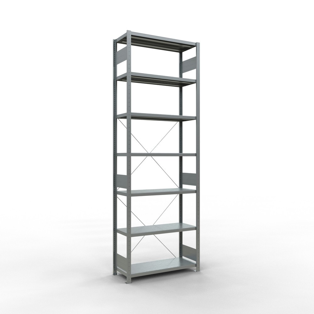 Immagine del prodotto: Scaffalatura a ripiani SCHULTE zincata, portata per piano di 330 kg, AxLxP 3.000 x 1.060 x 436 mm