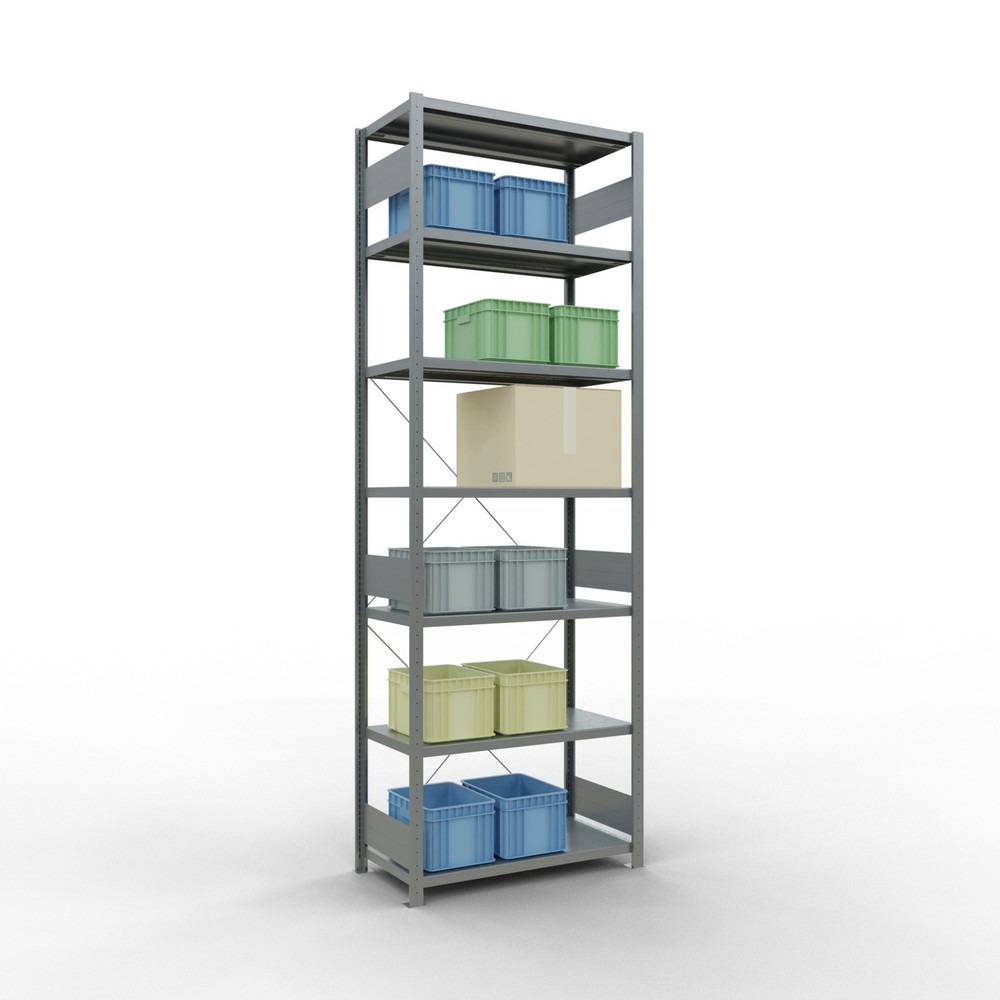 Immagine del prodotto n. 3: Scaffalatura a ripiani SCHULTE zincata, portata per piano di 330 kg, AxLxP 3.000 x 1.060 x 536 mm