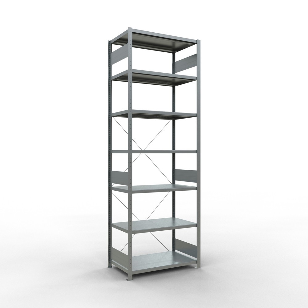 Immagine del prodotto: Scaffalatura a ripiani SCHULTE zincata, portata per piano di 330 kg, AxLxP 3.000 x 1.060 x 636 mm