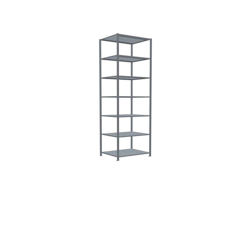 Scaffalatura a ripiani SCHULTE zincata, portata per piano di 330 kg, AxLxP 3.000 x 1.060 x 836 mm Immagine del prodotto n. 2: Scaffalatura a ripiani SCHULTE zincata, portata per piano di 330 kg, AxLxP 3.000 x 1.060 x 836 mm