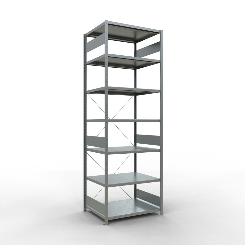 Immagine del prodotto: Scaffalatura a ripiani SCHULTE zincata, portata per piano di 330 kg, AxLxP 3.000 x 1.060 x 836 mm