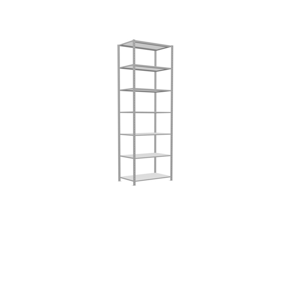 Immagine del prodotto n. 2: Scaffalatura a ripiani SCHULTE, grigio chiaro, portata per piano di 330 kg, AxLxP 3.000 x 1.060 x 636 mm
