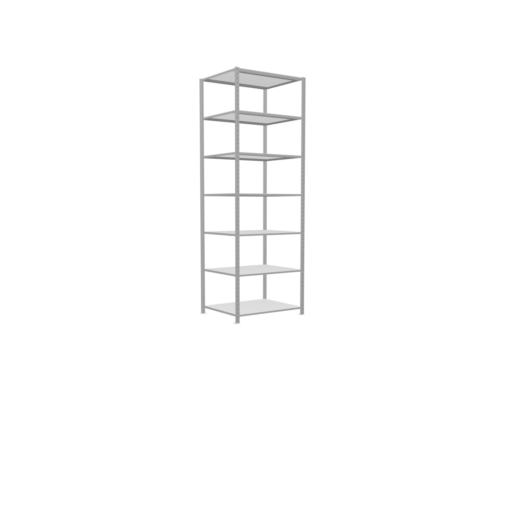 Immagine del prodotto n. 2: Scaffalatura a ripiani SCHULTE, grigio chiaro, portata per piano di 330 kg, AxLxP 3.000 x 1.060 x 836 mm