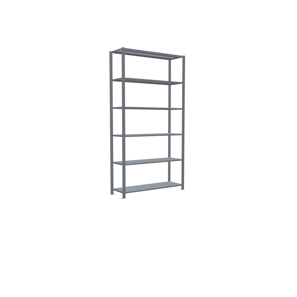 Immagine del prodotto n. 2: Scaffalatura a ripiani SCHULTE zincata, portata per piano di 150 kg, AxLxP 2.500 x 1.360 x 436 mm