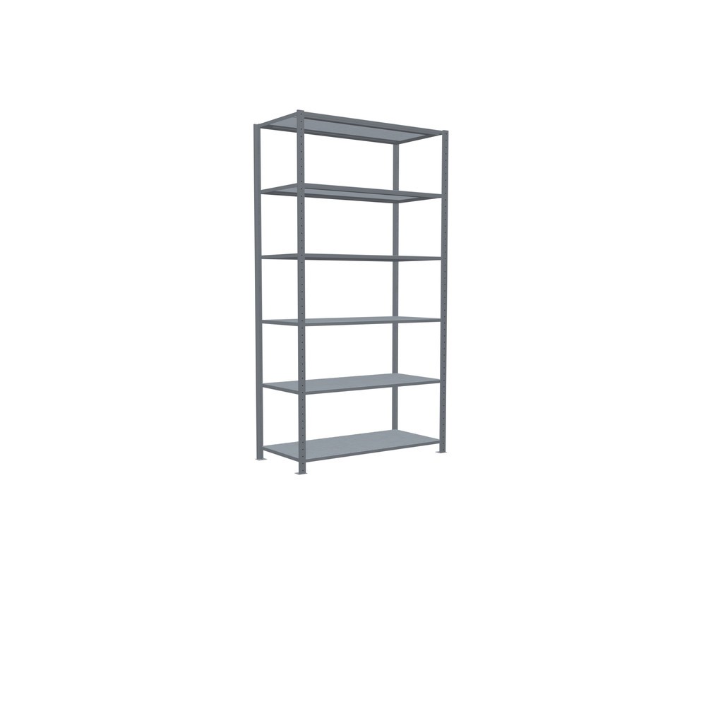 Immagine del prodotto n. 2: Scaffalatura a ripiani SCHULTE zincata, portata per piano di 150 kg, AxLxP 2.500 x 1.360 x 636 mm