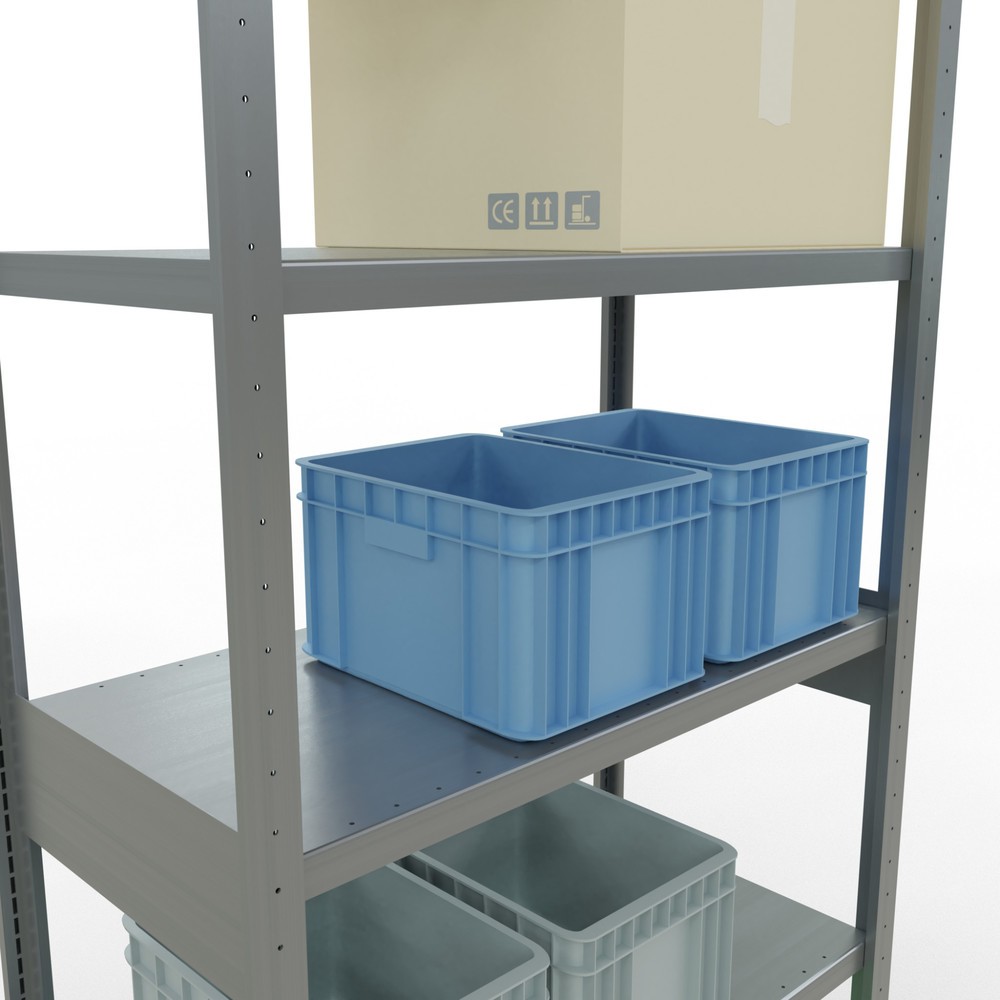 Immagine del prodotto n. 4: Scaffalatura a ripiani SCHULTE zincata, portata per piano di 330 kg, AxLxP 2.500 x 1.060 x 536 mm