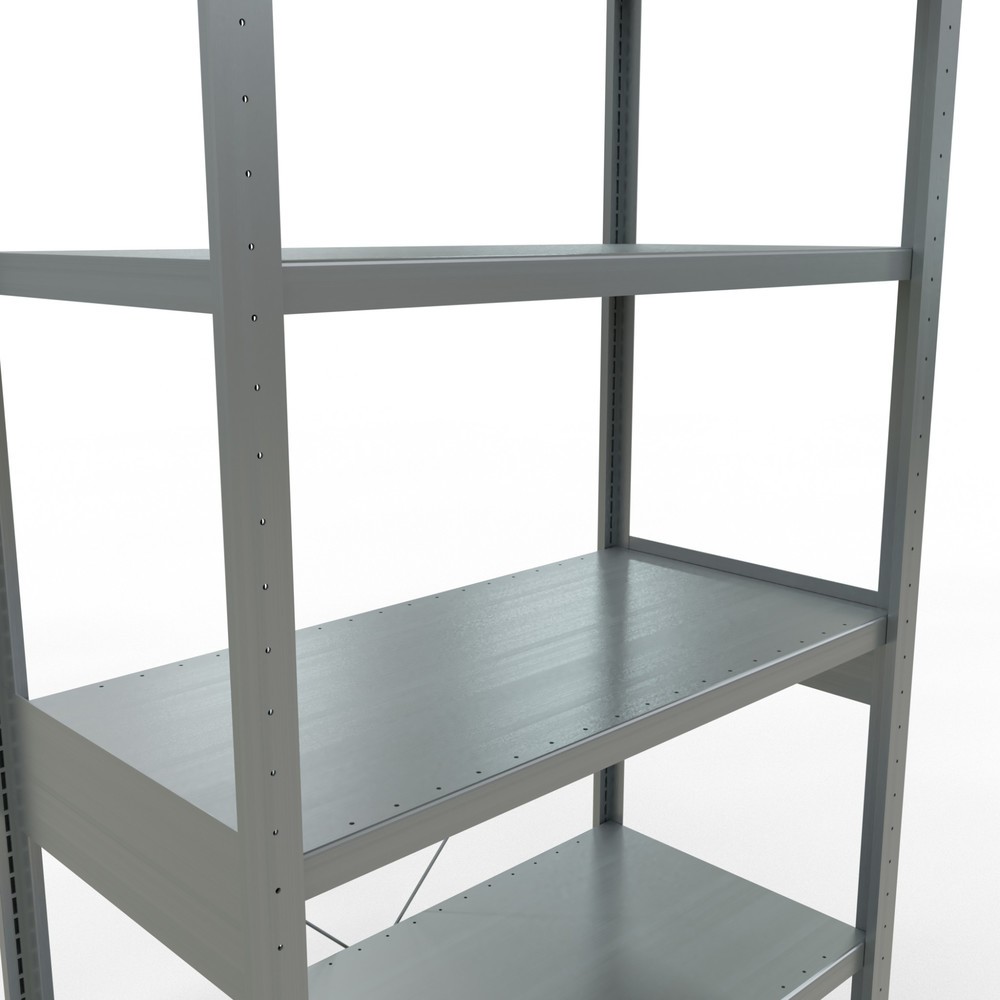 Immagine del prodotto n. 5: Scaffalatura a ripiani SCHULTE zincata, portata per piano di 330 kg, AxLxP 2.500 x 1.060 x 536 mm