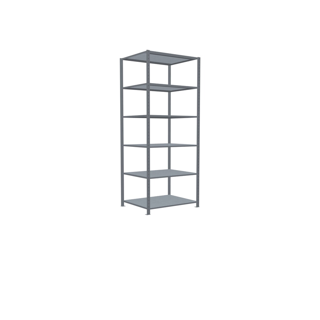 Immagine del prodotto n. 2: Scaffalatura a ripiani SCHULTE zincata, portata per piano di 330 kg, AxLxP 2.500 x 1.060 x 836 mm