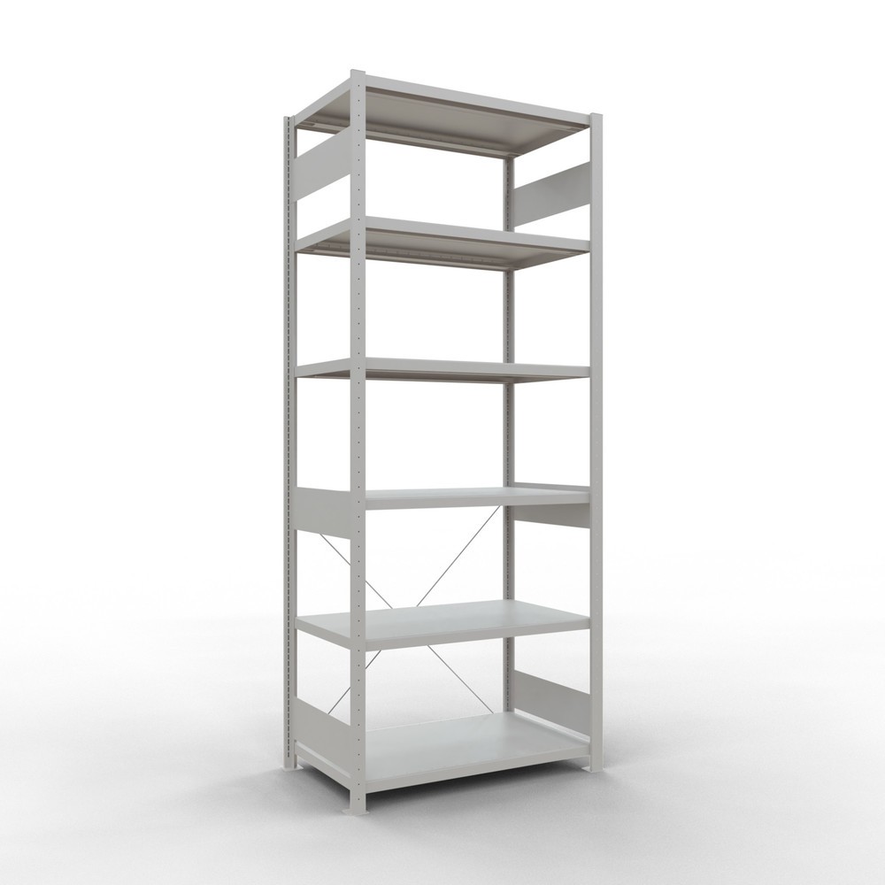 Immagine del prodotto: Scaffalatura a ripiani SCHULTE, grigio chiaro, portata per piano di 330 kg, AxLxP 2.500 x 1.060 x 636 mm